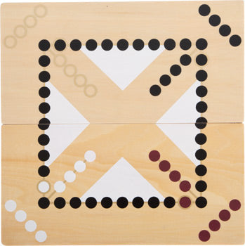 Gold Edition 2-in-1 Wooden Board Game – Ludo & Ladders Luxury Double-Sided Set