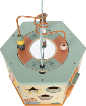 Safari Wooden Activity Cube – 7-in-1 Learning Toy