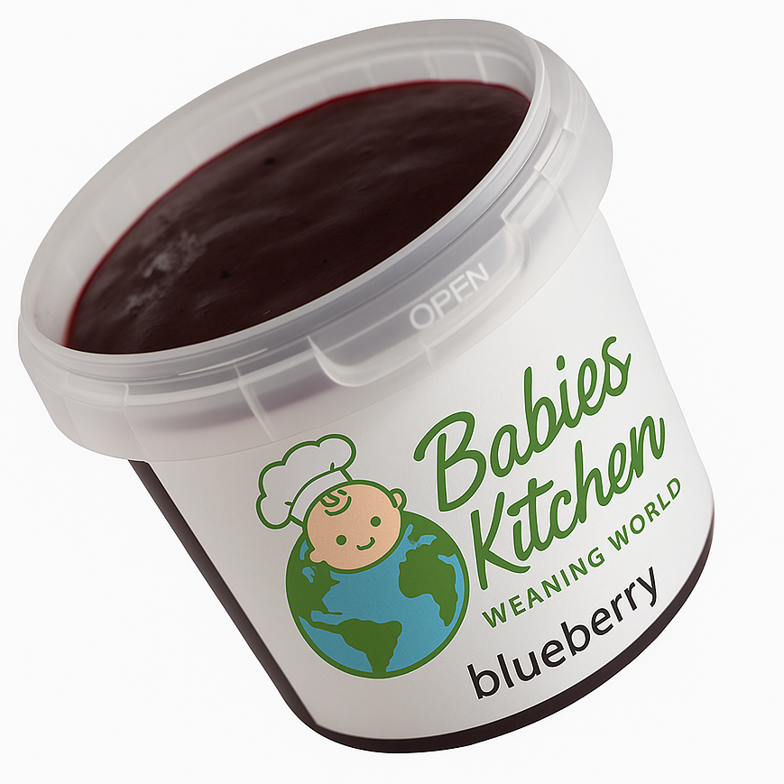 Fresh Blueberry Baby Purée – 120g (Chilled, Stage 1)