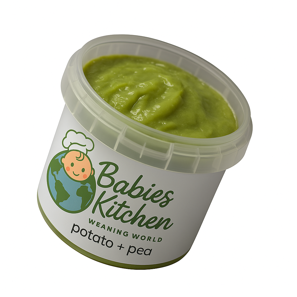 Potato & Pea Baby Purée – 120g (Fresh Chilled, Stage 1)