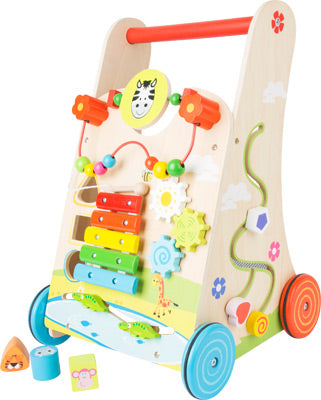 Interactive Wooden Baby Walker – Multi-Activity Explorer