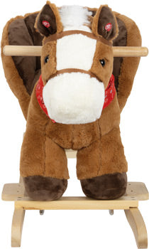 Plush Armchair Rocking Horse – Sound & Motion