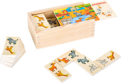 Safari Wooden Memory Game – Animal Matching Set
