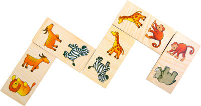 Safari Wooden Memory Game – Animal Matching Set