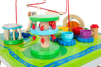 Theme Park Wooden Activity & Play Table – 3-in-1 Motor Skills Adventure