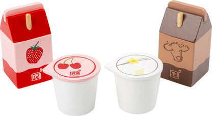 Wooden Dairy Products Set – “Fresh” Collection