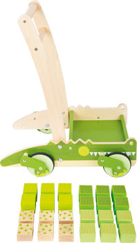 Wooden Crocodile Baby Walker