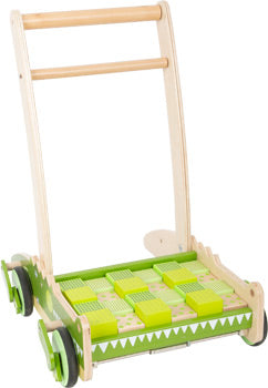 Wooden Crocodile Baby Walker