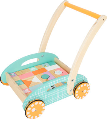 Pastel Wooden Baby Walker