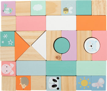 Pastel Wooden Baby Walker