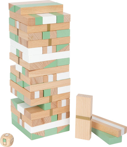 Gold Edition Wooden Tumbling Tower – Luxe Stacking Game