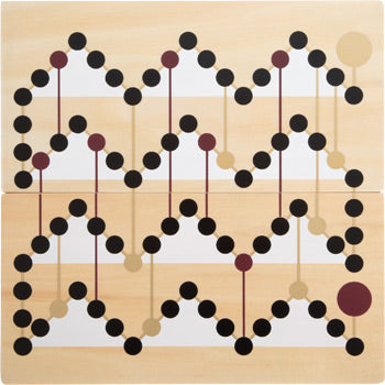 Gold Edition 2-in-1 Wooden Board Game – Ludo & Ladders Luxury Double-Sided Set