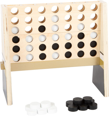 Gold Edition Wooden Strategy Game – Modern Connect-Style Family Game