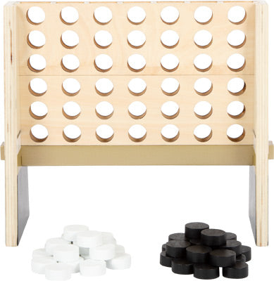 Gold Edition Wooden Strategy Game – Modern Connect-Style Family Game