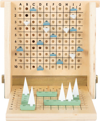 Gold Edition Wooden Regatta Strategy Game – Modern Battleship-Inspired Play