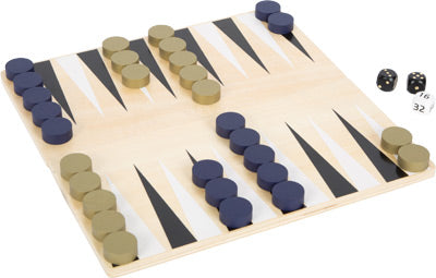 Gold Edition 2-in-1 Chess & Backgammon Wooden Game Set
