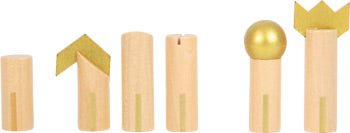 Gold Edition 2-in-1 Chess & Backgammon Wooden Game Set