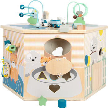 XXL Wooden Activity Cube – 8-in-1 Learning Centre