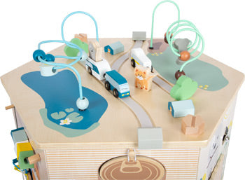 XXL Wooden Activity Cube – 8-in-1 Learning Centre