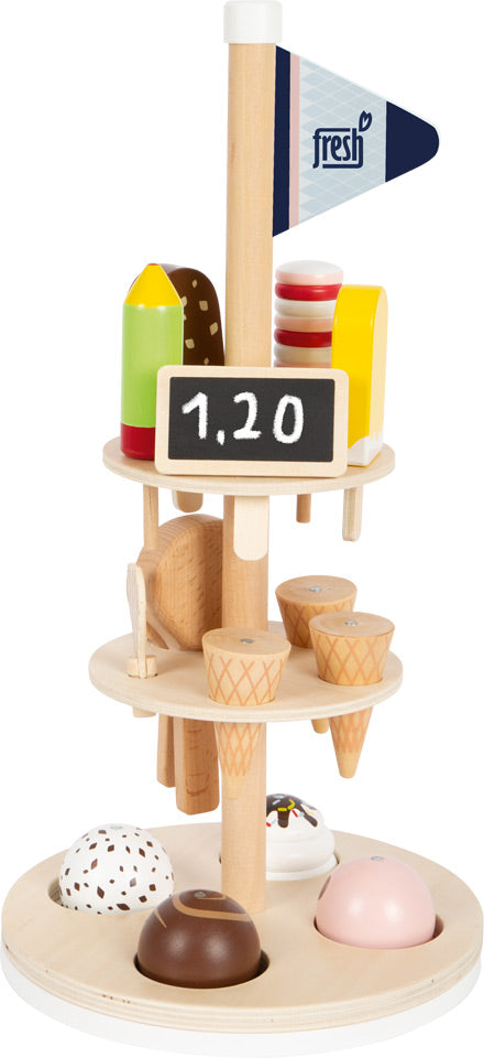 Wooden Ice Cream Stand