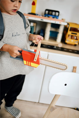 Wooden Fire Brigade Chainsaw – “Rescue Heroes” Role Play Collection