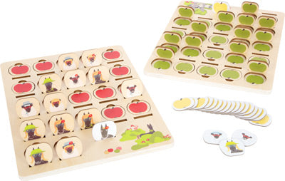 4 Friends Wooden Guessing Game – 2-in-1 Family Play Set