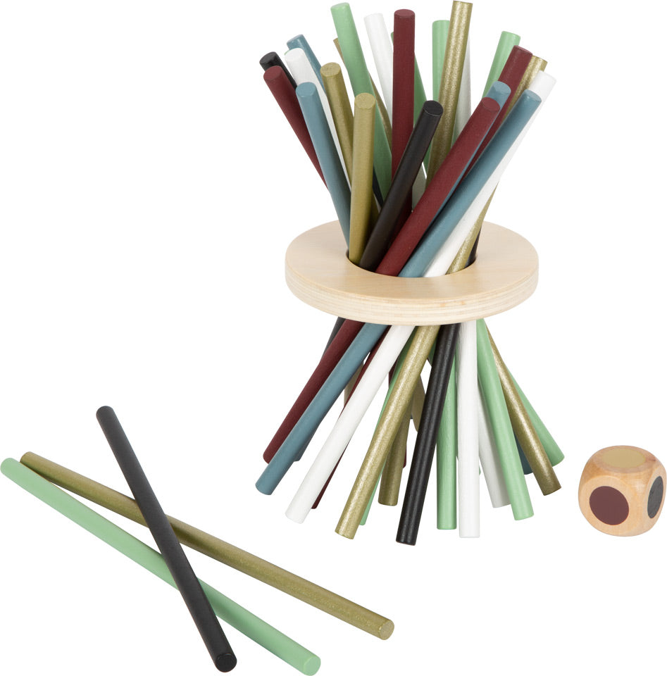 Gold Edition Wooden Mikado Game – Luxury Family Balance & Pick-Up Game