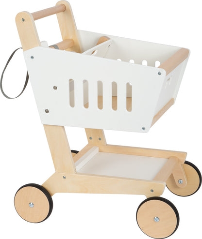 Wooden Toy Shopping Trolley