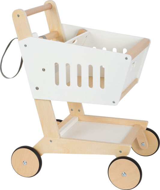 Wooden Toy Shopping Trolley