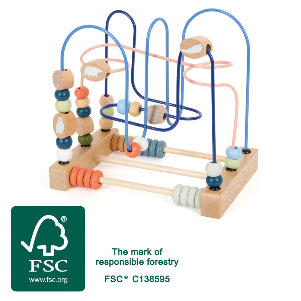 Arctic Wooden Bead Maze – FSC® Certified