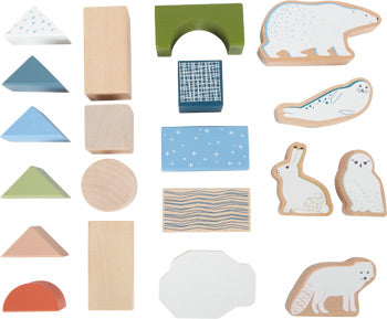 Arctic Wooden Building Block Set – FSC® Certified