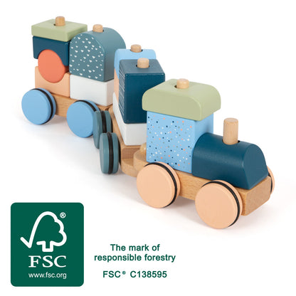 Arctic Wooden Stacking Train – FSC® Certified