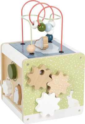 Arctic Wooden Activity Cube – FSC® Certified 5-in-1 Learning Toy