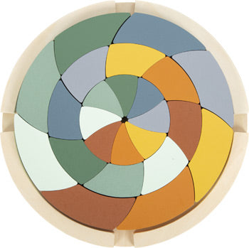 Safari Montessori Wooden Puzzle – Shape, Colour & Size Learning Toy