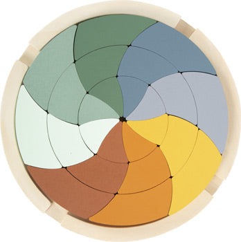 Safari Montessori Wooden Puzzle – Shape, Colour & Size Learning Toy