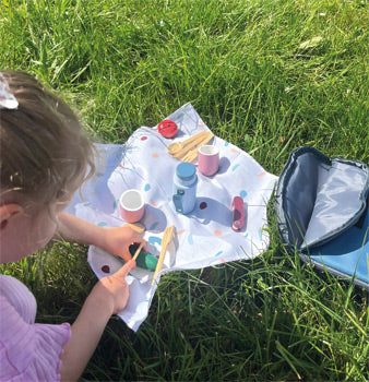 Wooden Picnic Backpack Set