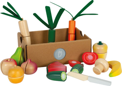 Wooden Toy Food Cutting Set