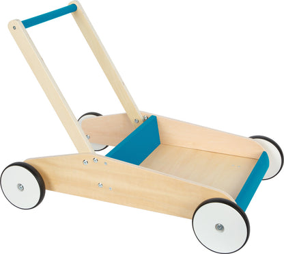 Robust Wooden Baby Walker Blue, Red or Grey