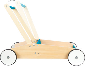 Robust Wooden Baby Walker Blue, Red or Grey