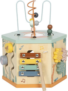 Safari Wooden Activity Cube – 7-in-1 Learning Toy