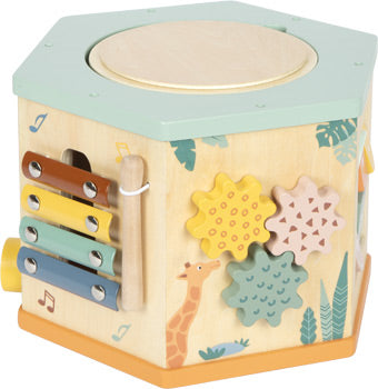 Safari Wooden Activity Cube – 7-in-1 Learning Toy