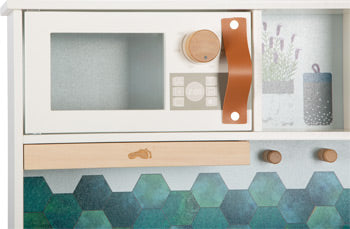 White Wooden Play Kitchen Tasty