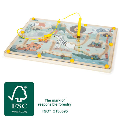Safari Magnetic Wooden Maze – FSC® Certified