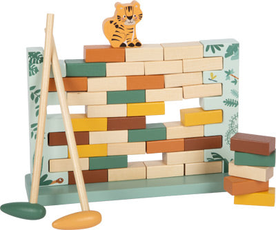 Safari Wobbly Wall Game – FSC® Wooden Balance & Knock-Out Game