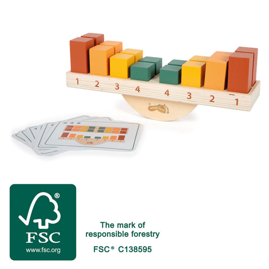 Montessori Wooden Balancing Seesaw – FSC® Certified