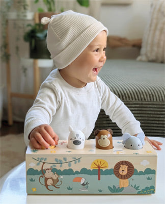 Safari Pop-Up Animal Sound Toy – FSC® Certified
