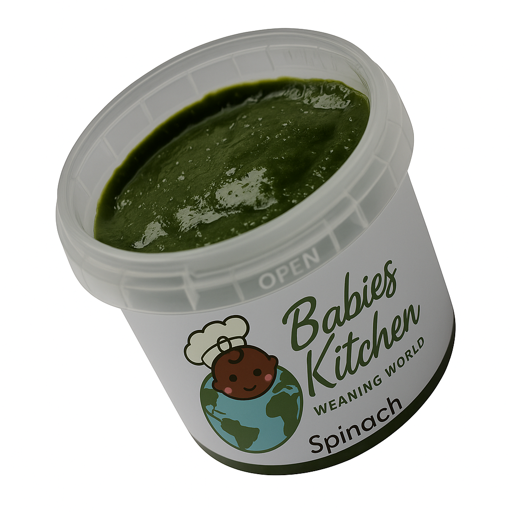 100% Spinach Baby Purée – 120g (Chilled, Stage 1)