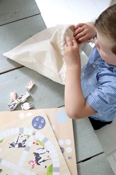 4 Friends Wooden Games Collection – 4 - in - 1 Farm Animal Board Games - Heirloom Hall