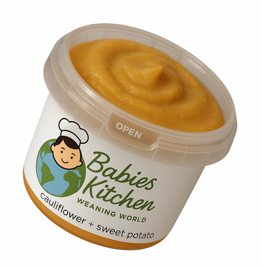 Fresh Cauliflower & Sweet Potato Baby Purée – 120g (Chilled, Stage 1)