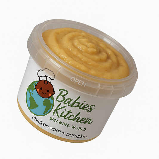 Stage 2 Fresh Chicken, Yam & Pumpkin Purée – 120g (Chilled, 7+ Months)